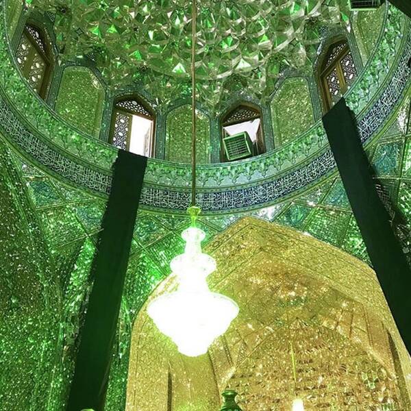 中東好きな人と繋がりたい Poster featuring the photograph #glittering #mosque #sheer #isfahan by Aya Mikado