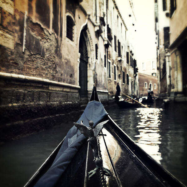 San Marco Poster featuring the photograph gondola - Venice by Joana Kruse