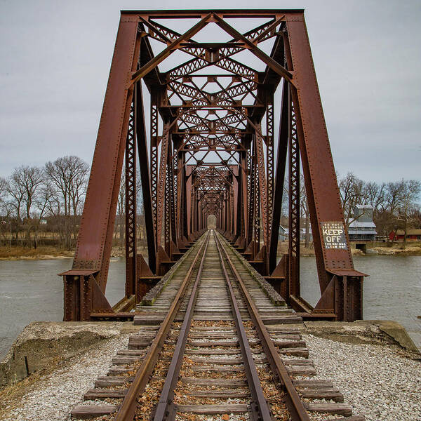 Train Poster featuring the photograph Grand Rapids Trestle by Kevin Craft