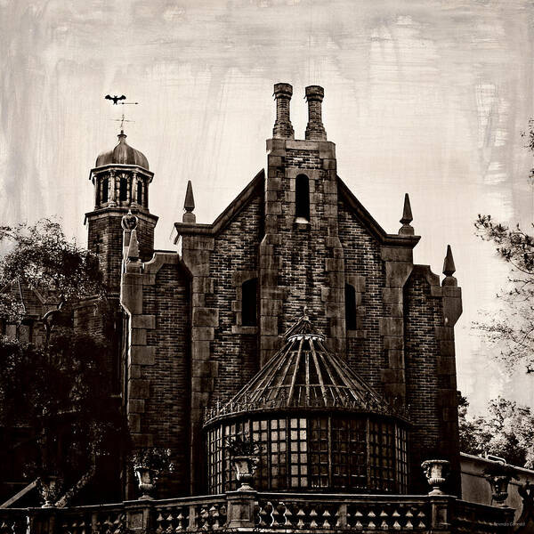Haunted Mansion Poster featuring the photograph Haunted Mansion by Dark Whimsy