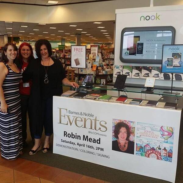 Barnesandnoble Poster featuring the photograph Here I Am With My Gorgeous Daughters At by Robin Mead