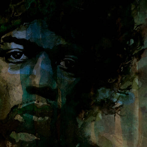 Jimi Hendrix Poster featuring the painting Hey Joe Retro by Paul Lovering