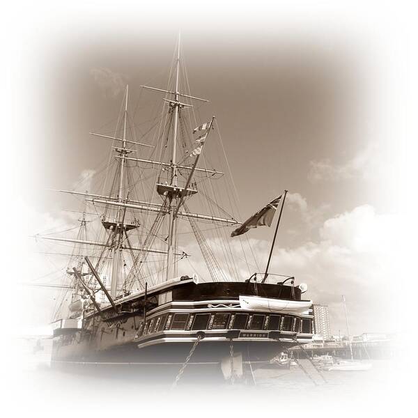 Hms Warrior Poster featuring the photograph HMS Warrior by Sharon Lisa Clarke