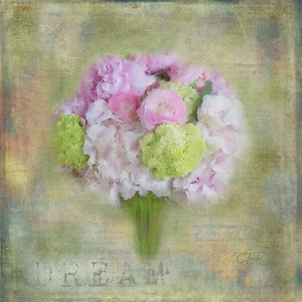 Floral Art Poster featuring the painting I Dream of Bouquets by Colleen Taylor