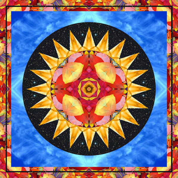 Yoga Art Poster featuring the photograph Inner Sun by Bell And Todd