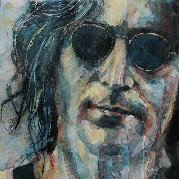 John Lennon Poster featuring the painting John Lennon by Paul Lovering