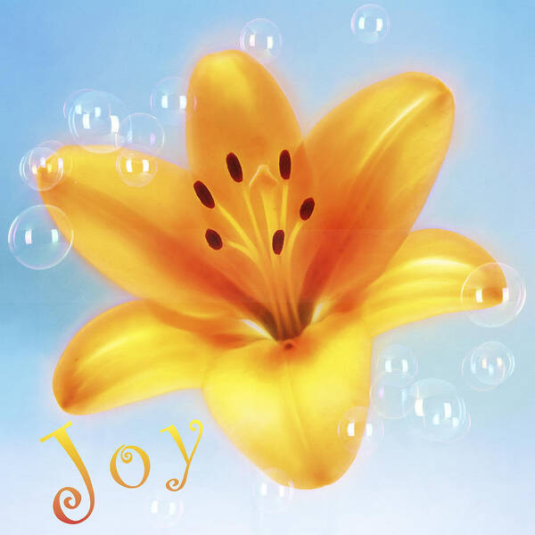 Flower Poster featuring the photograph Joy by Cathy Kovarik
