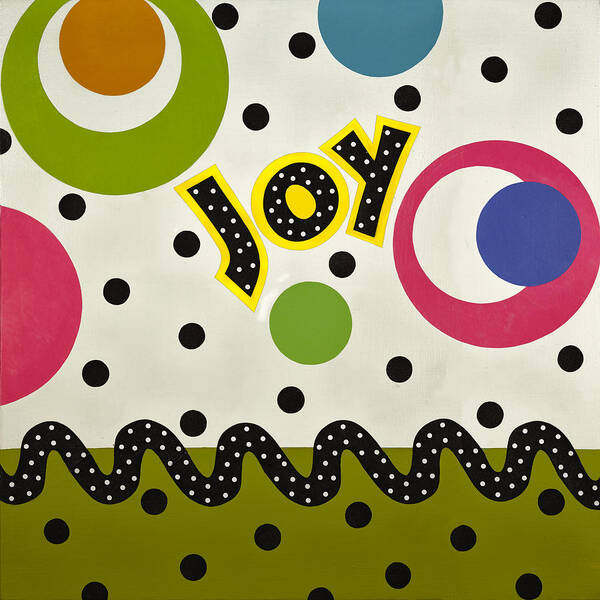 Fun Poster featuring the mixed media Joy by Gloria Rothrock