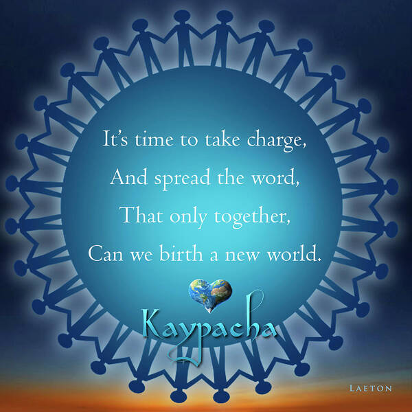 Change Poster featuring the digital art Kaypacha - May 30, 2018 by Richard Laeton