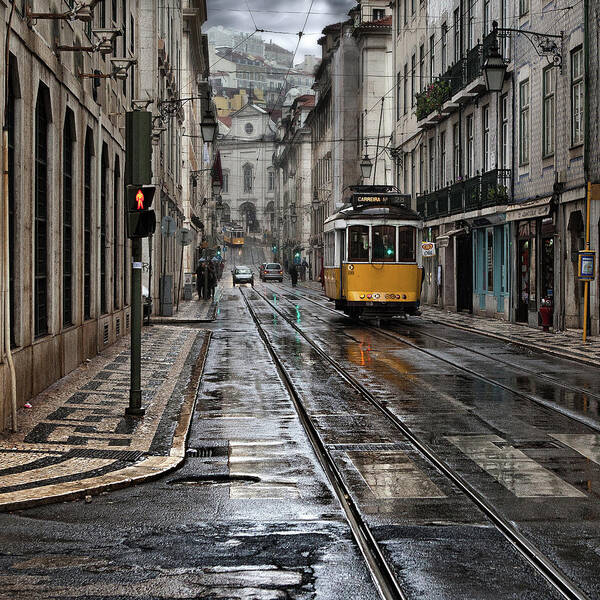 Lisbon Poster featuring the photograph Lisbon streets by Jorge Maia