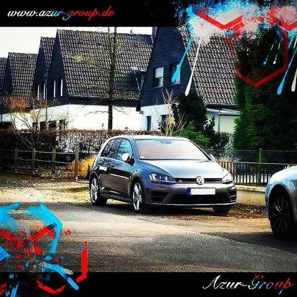 Shop Poster featuring the photograph Look What We Found Nearby! New Golf 7 by Azur Group