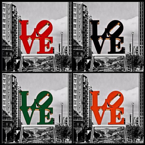 Philadelphia Poster featuring the photograph Love 4 All by DJ Florek