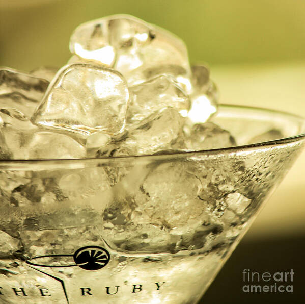 Martini Poster featuring the photograph Martini on Ice by Rene Triay FineArt Photos