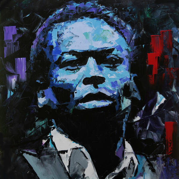 Miles Davis Poster featuring the painting Miles Davis by Richard Day