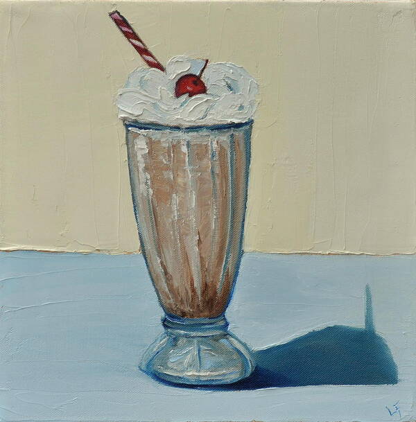 Milkshake Poster featuring the painting Milkshake by Lindsay Frost