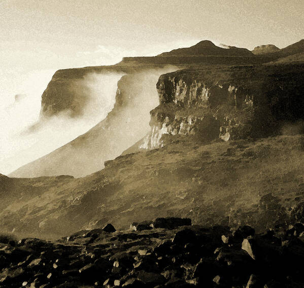 Africa Poster featuring the photograph Mist in Lesotho by Susie Rieple