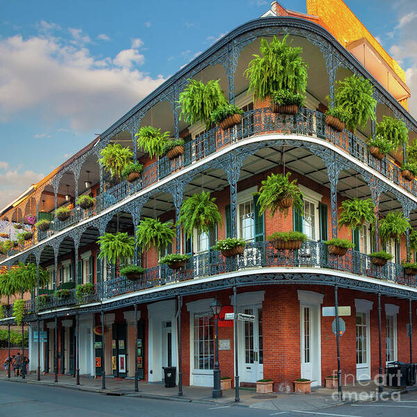 America Poster featuring the photograph New Orleans House by Inge Johnsson