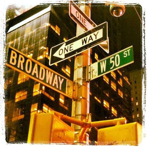 Newyorkcity Poster featuring the photograph Night Of Musical!!! Night @broadway!!! by Luis Alberto