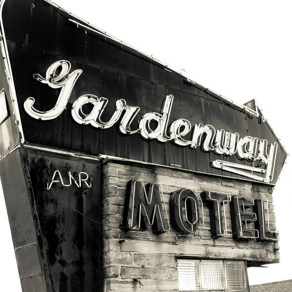 Route 66 Poster featuring the photograph No Vacancy by Holly Ross