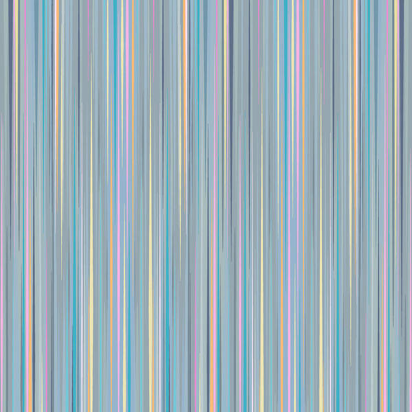 Soft Coastal Blue Stripes Poster featuring the digital art Soft Coastal Blue Stripes by Val Arie