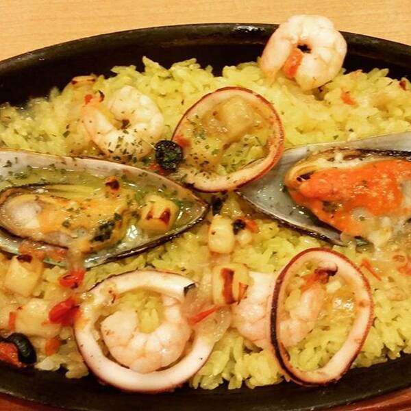 Lunchtime Poster featuring the photograph Paella For Lunch
#paella #gourmet by Lady Pumpkin