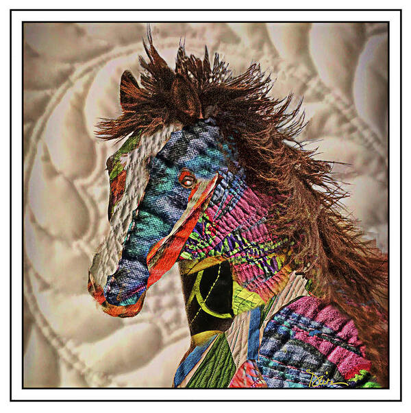 Horse Poster featuring the photograph Patchwork Horse by Peggy Dietz