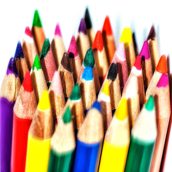 Art Poster featuring the photograph Pencils by Cristian Ghisla