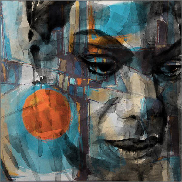 Nina Simone Poster featuring the mixed media Please Don't Let Me Be Misunderstood by Paul Lovering