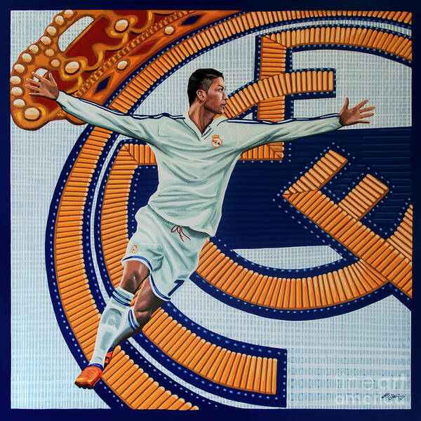 Real Madrid Painting Poster by Paul Meijering - Pixels Merch
