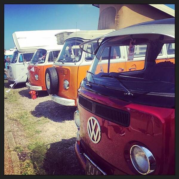 Eastbourneextreme Poster featuring the photograph #retro #camper #campervan #volkswagon by Natalie Anne