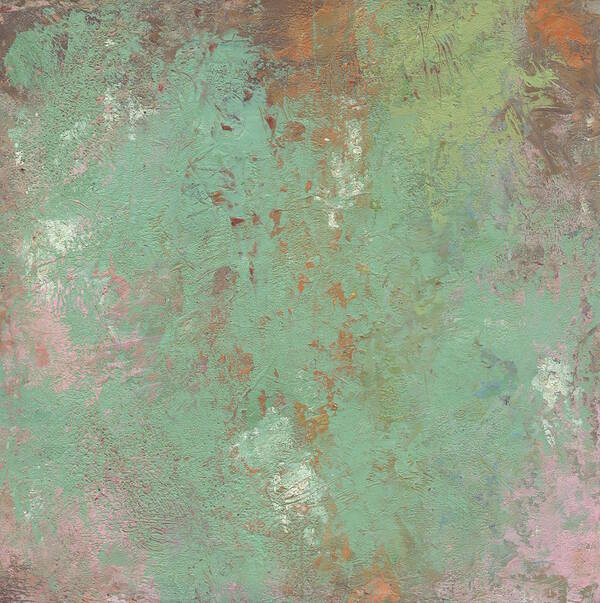 Abstract Poster featuring the painting River Shallows 3 by Marcy Brennan