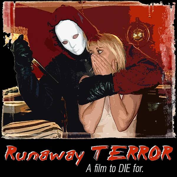 Movie Poster featuring the digital art Runaway Terror 1 by Mark Baranowski