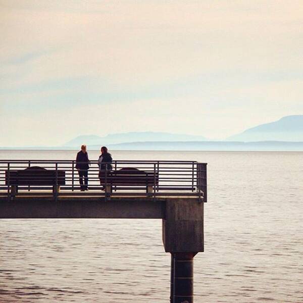  Poster featuring the photograph Seaside Meditations In Sechelt by Eric De Paoli