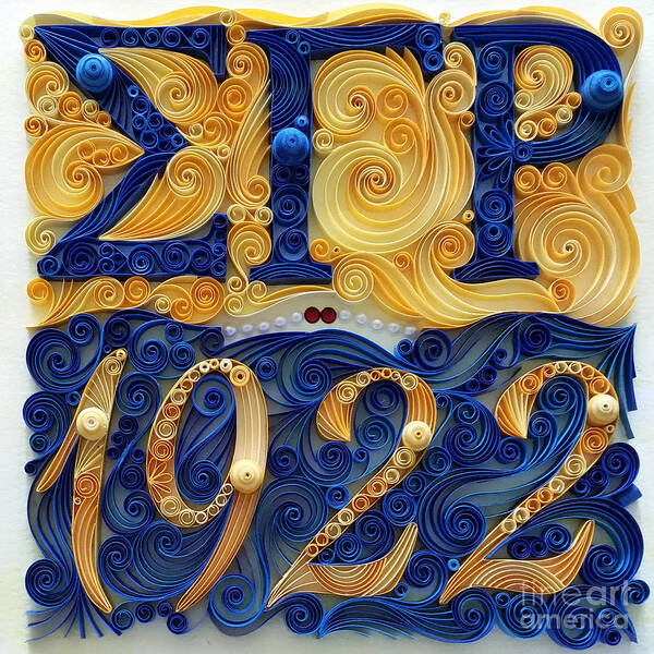 Quilling Poster featuring the mixed media Sigma Gamma Rho by Felecia Dennis