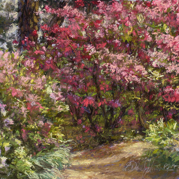 Pastel Painting Poster featuring the pastel Solitude by L Diane Johnson