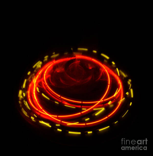 Abstract Poster featuring the photograph Spinning Top by Balanced Art