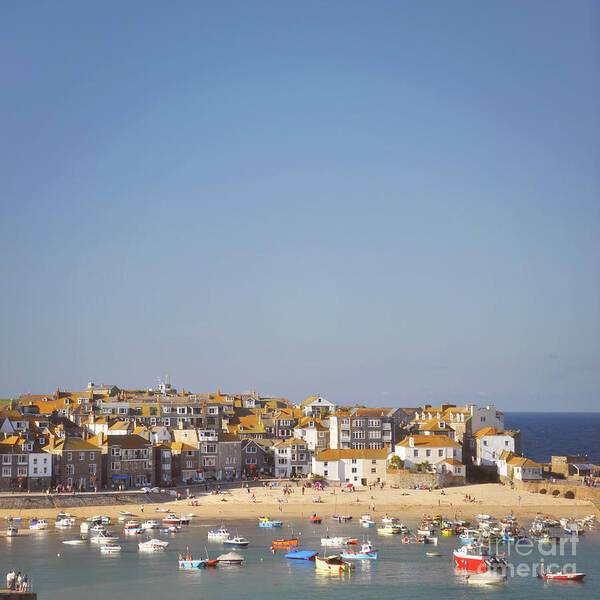 St Ives Poster featuring the photograph St Ives harbour by Lyn Randle