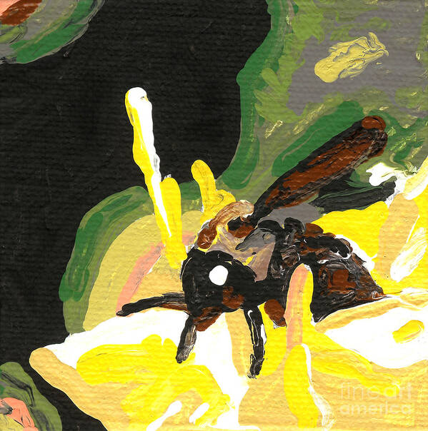 Insect Poster featuring the painting Sticky by Helena M Langley