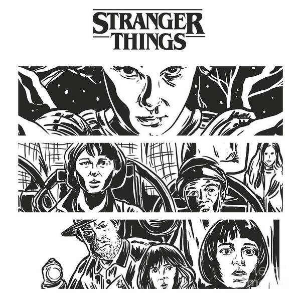 Stranger Things 2018 Topps Trading Card Eleven by Eric Lehtonen  darklighterillustration Sket  Desenho de rosto realista Desenho de  rosto Inspiração de desenho