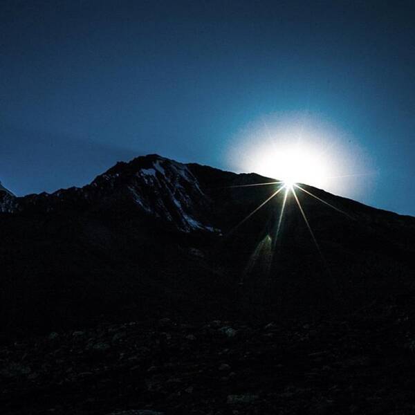 Burst Poster featuring the photograph Sun Burst Over Zanskar Valley by Aleck Cartwright