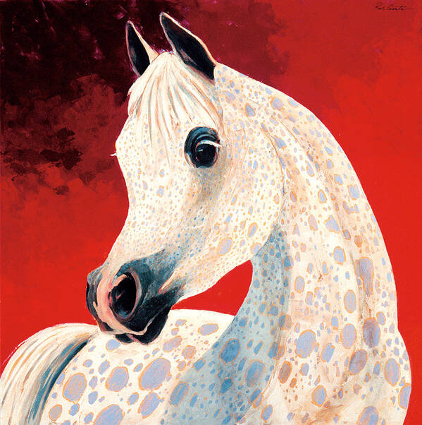 Horse Painting Poster featuring the painting Sweetheart by Bob Coonts