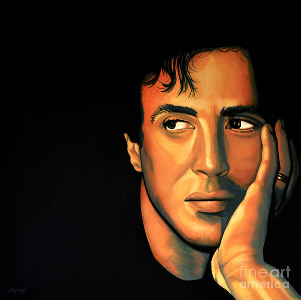 Sylvester Stallone Poster featuring the painting Sylvester Stallone by Paul Meijering