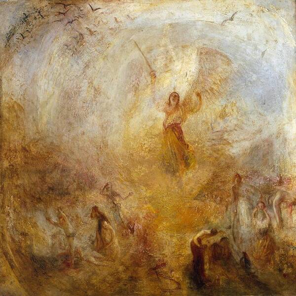 Joseph Mallord William Turner 1775�1851  The Angel Standing In The Sun Poster featuring the painting The Angel Standing in the Sun by Joseph Mallord