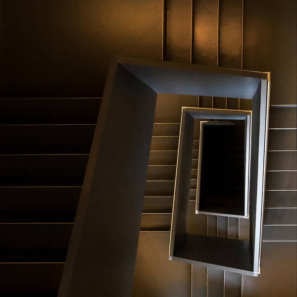 Stair Poster featuring the photograph The Brown Sugar Staircase by Gerard Jonkman