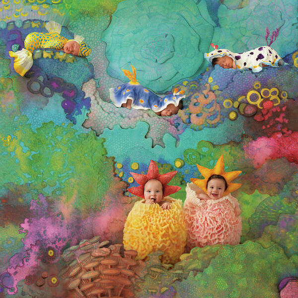 Under The Sea Poster featuring the photograph The Great Barrier Reef by Anne Geddes