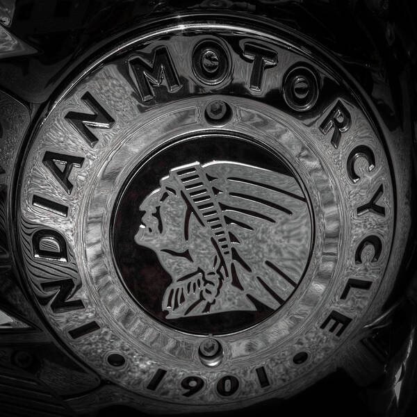 Indian Motorcycle Logo Poster featuring the photograph The Indian Motorcycle Logo by David Patterson