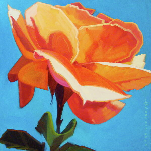 Rose Poster featuring the painting The Lovely by Penelope Moore