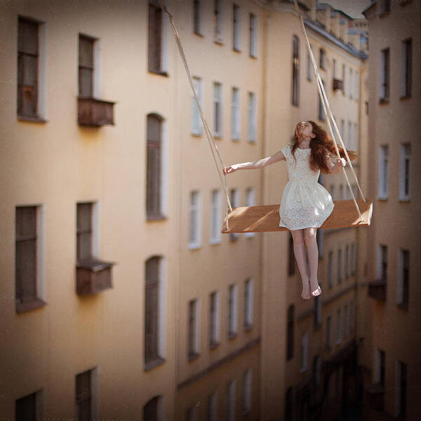 Swing Poster featuring the photograph The Swings by Anka Zhuravleva