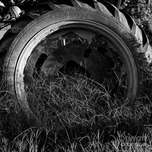 Farm Poster featuring the photograph Tractor Tire 2 by Patrick Lynch