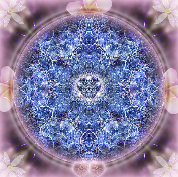 Mandala Poster featuring the digital art Trust by Alicia Kent